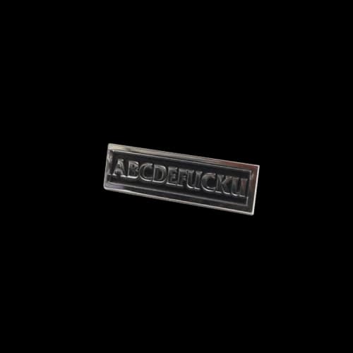 Supreme ABC Pin Silver
