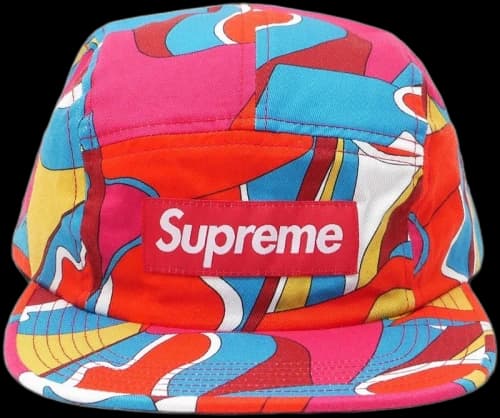 Supreme Abstract Camp Cap Red