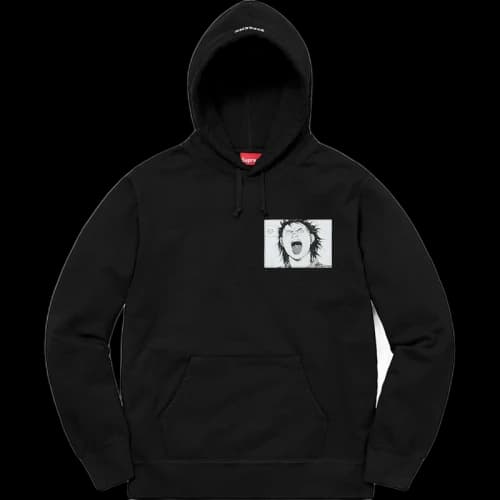 Supreme AKIRA Patches Hooded Sweatshirt Black