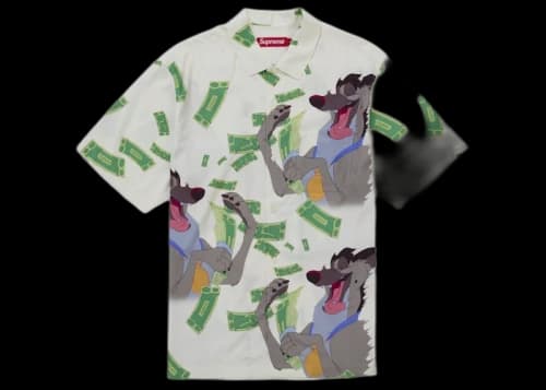 Supreme All Dogs Go To Heaven S/S Shirt White