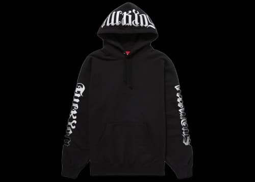Supreme Ambigram Hooded Sweatshirt Black
