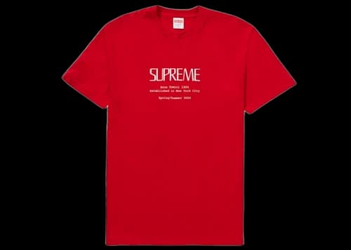 Supreme Anno Domini Tee Red