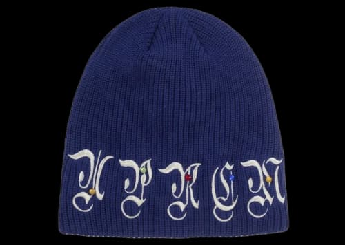 Supreme AOI Gems Beanie Blue
