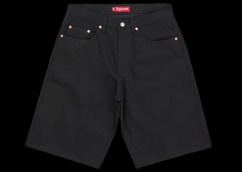 Supreme Baggy Denim Short (SS26) Black