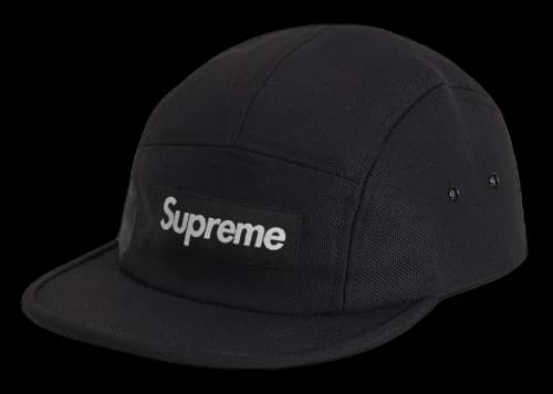 Supreme Ballistic Nylon Camp Cap Black