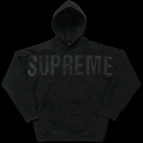 Supreme Banner Pullover Black