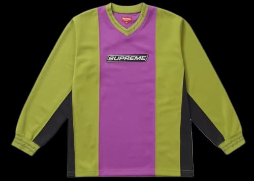 Supreme Barbed Wire Moto Jersey Purple