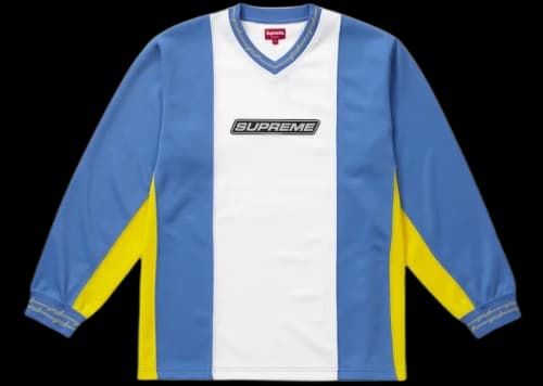 Supreme Barbed Wire Moto Jersey White
