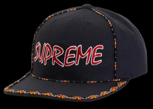 Supreme Beaded 6-Panel Navy