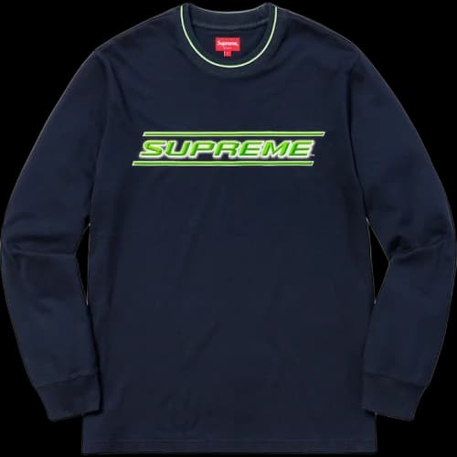 Supreme Bevel L/S Top Navy