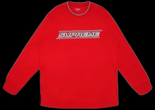 Supreme Bevel L/S Top Red