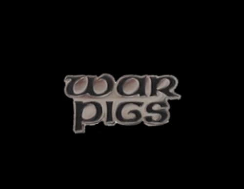 Supreme Black Sabbath War Pigs Black Pin Silver