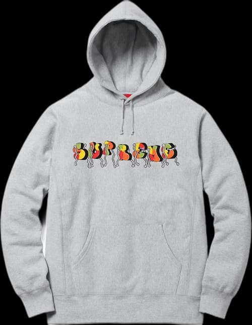 Supreme Blade Whole Car Hooded Sweatshirt Grey