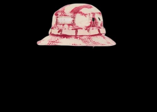 Supreme Bleached Chino Boonie Red