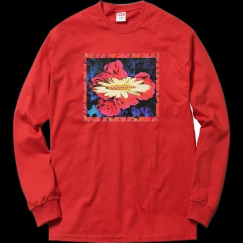 Supreme Bloom L/S Tee Red