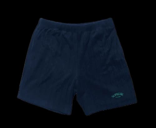 Supreme Cable Knit Terry Short Navy