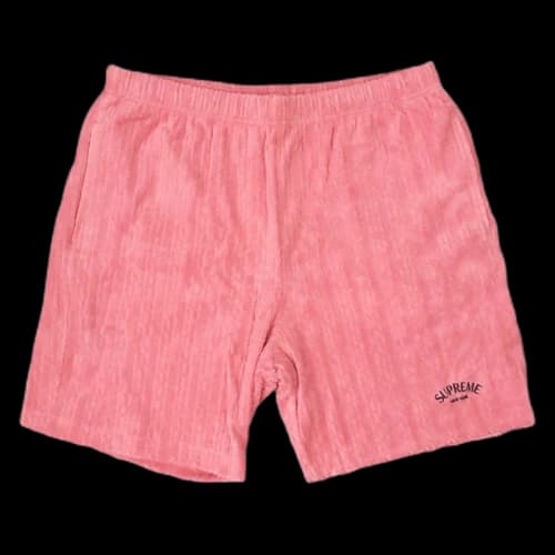 Supreme Cable Knit Terry Short Pink