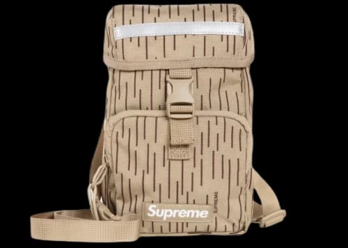 Supreme Camera Bag Tan Raindrop