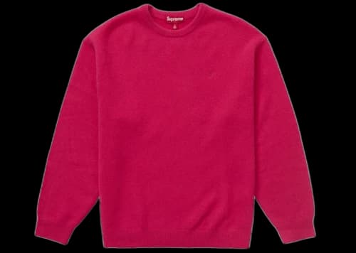 Supreme Cashmere Sweater (FW24) Pink