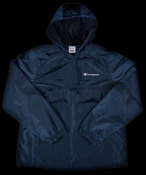 Supreme Champion Half Zip Windbreaker Navy