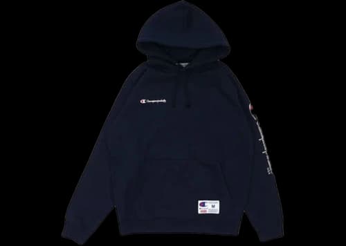 Supreme Champion Hooded Sweatshirt Navy