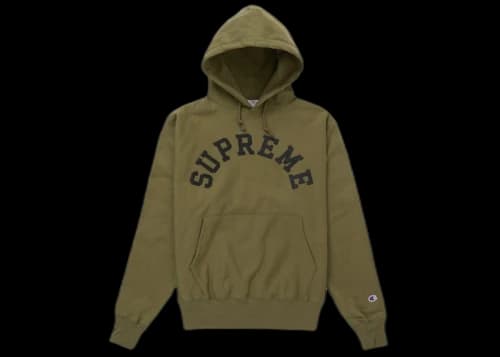 Supreme Champion Hooded Sweatshirt (SS25) Olive