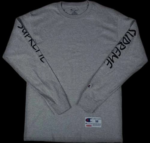 Supreme Champion LS Tee Grey