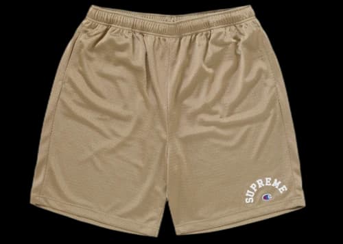 Supreme Champion Mesh Short Tan