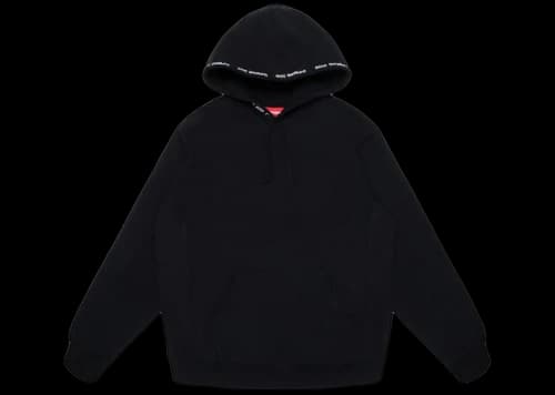 Supreme Channel Hooded Sweatshirt Black