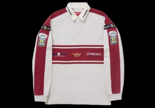 Supreme Chest Stripe Rugby Stone