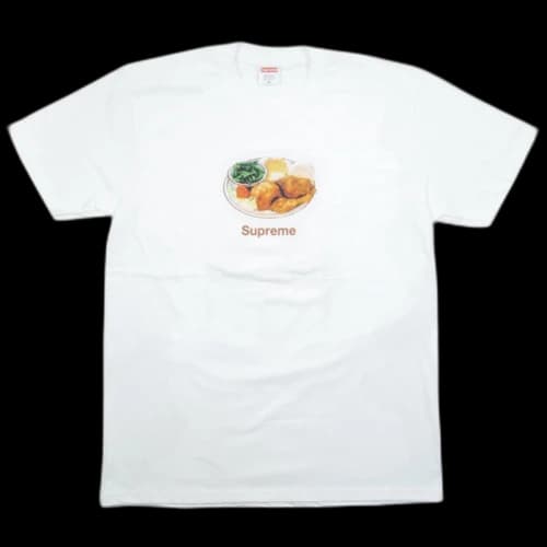 Supreme Chicken Dinner Tee White
