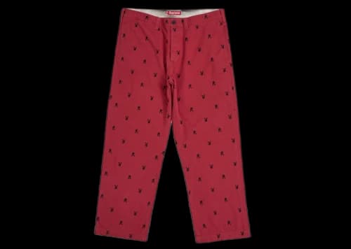 Supreme Chino Pant (SS26) Red Playboy