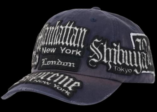 Supreme City Patches 6-Panel Hat Navy