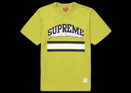 Supreme Cloud Arc Tee Heather Sulfur