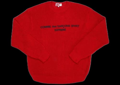 Supreme Comme des Garcons SHIRT Sweater Red