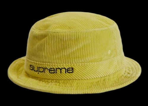 Supreme Compact Logo Corduroy Crusher Lime