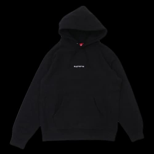 Supreme Compact Logo Hoodie Black