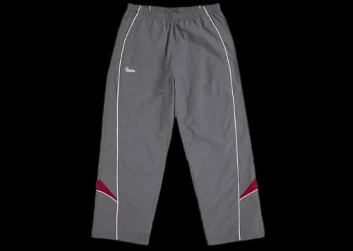 Supreme Contrast Piping Track Pant Grey