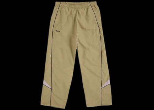 Supreme Contrast Piping Track Pant Tan