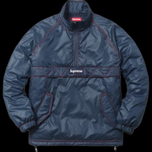 Supreme Contrast Stitch Pullover Navy