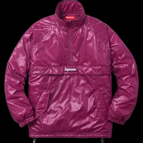 Supreme Contrast Stitch Pullover Purple