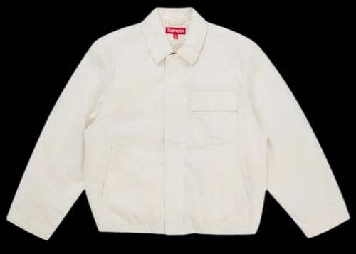 Supreme Cordura Twill Utility Jacket White