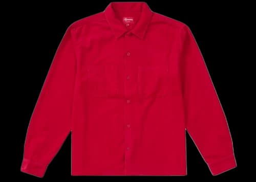 Supreme Corduroy Shirt (FW19) Red
