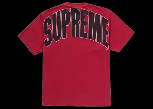 Supreme Cracked Back Arc S/S Top Red