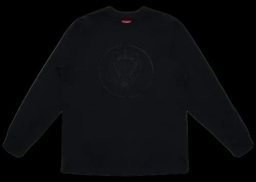 Supreme Crest L/S Top Black