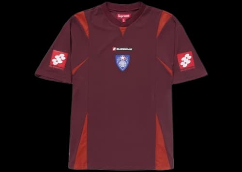 Supreme Crest Soccer Jersey Maroon