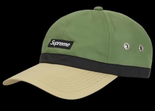 Supreme Crown Band Nylon 6 Panel (SS24) Olive