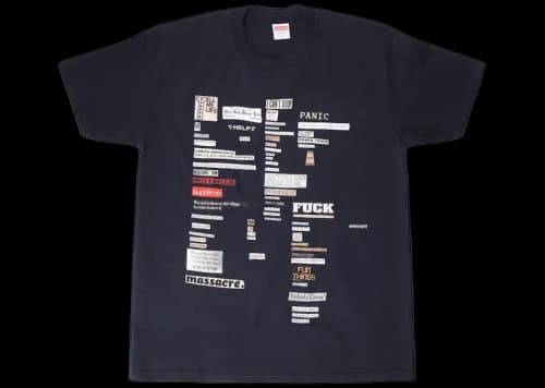 Supreme Cutouts Tee Navy