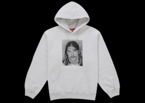 Supreme Dash Snow Hooded Sweatshirt Ash Grey