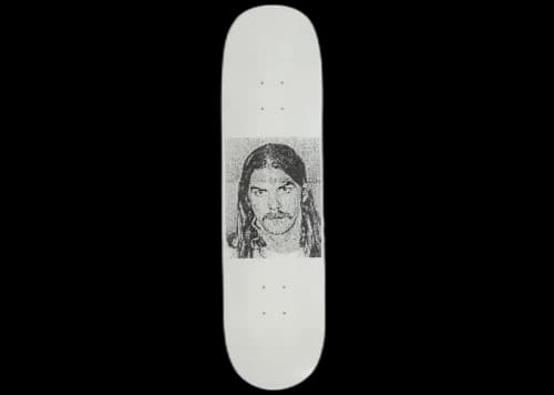 Supreme Dash Snow Skateboard Deck White
